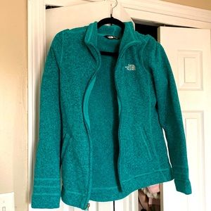 north face fleece zip up